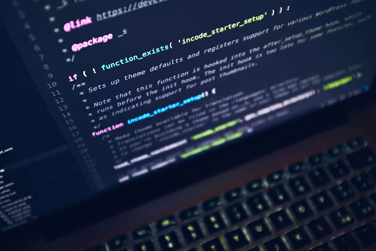 Computer with code