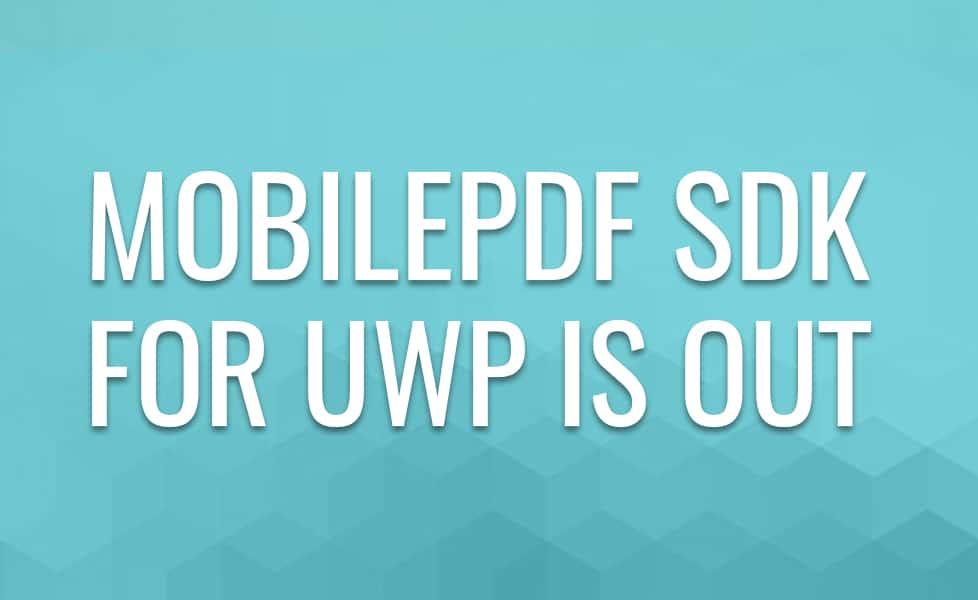 UWP RDK