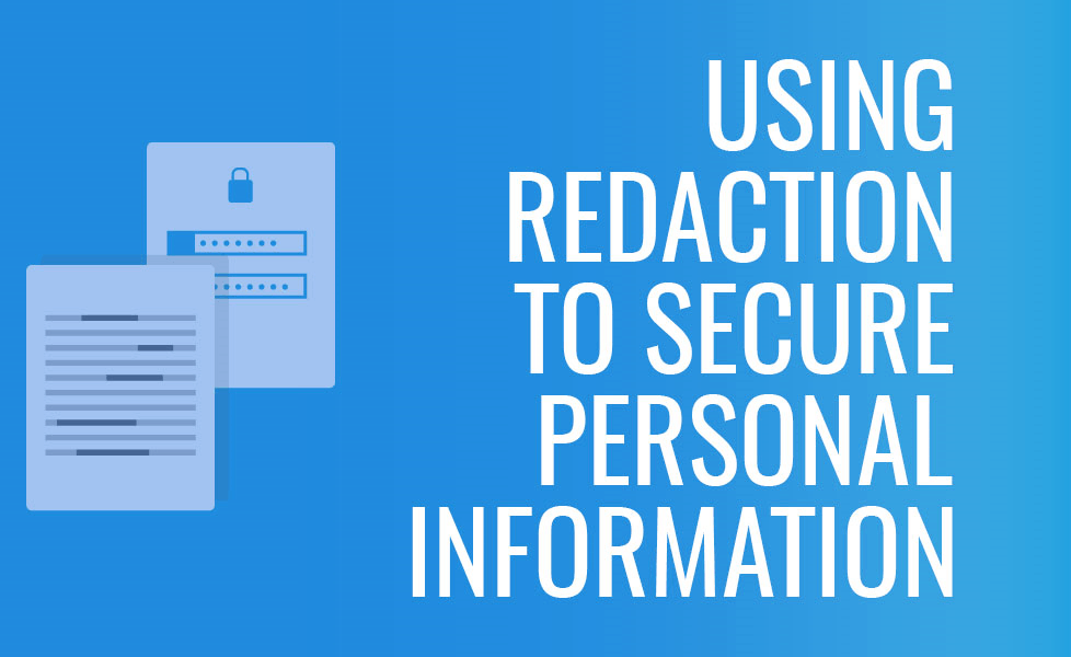 Redaction in PDF